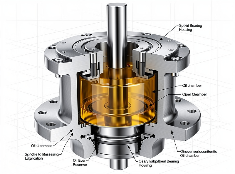 Bearing housing oil reservoir