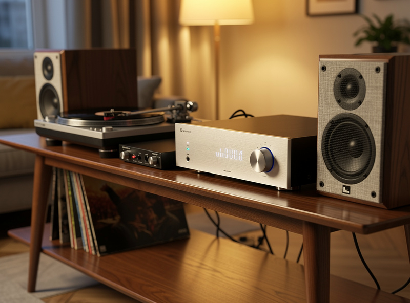 Four turntables arranged from budget to premium showing design differences