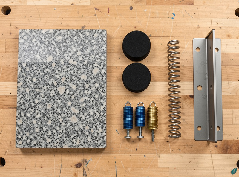 Diagnostic comparison of turntable isolation methods on a workshop bench