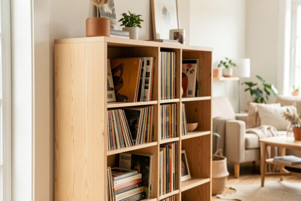 Store vinyl records properly